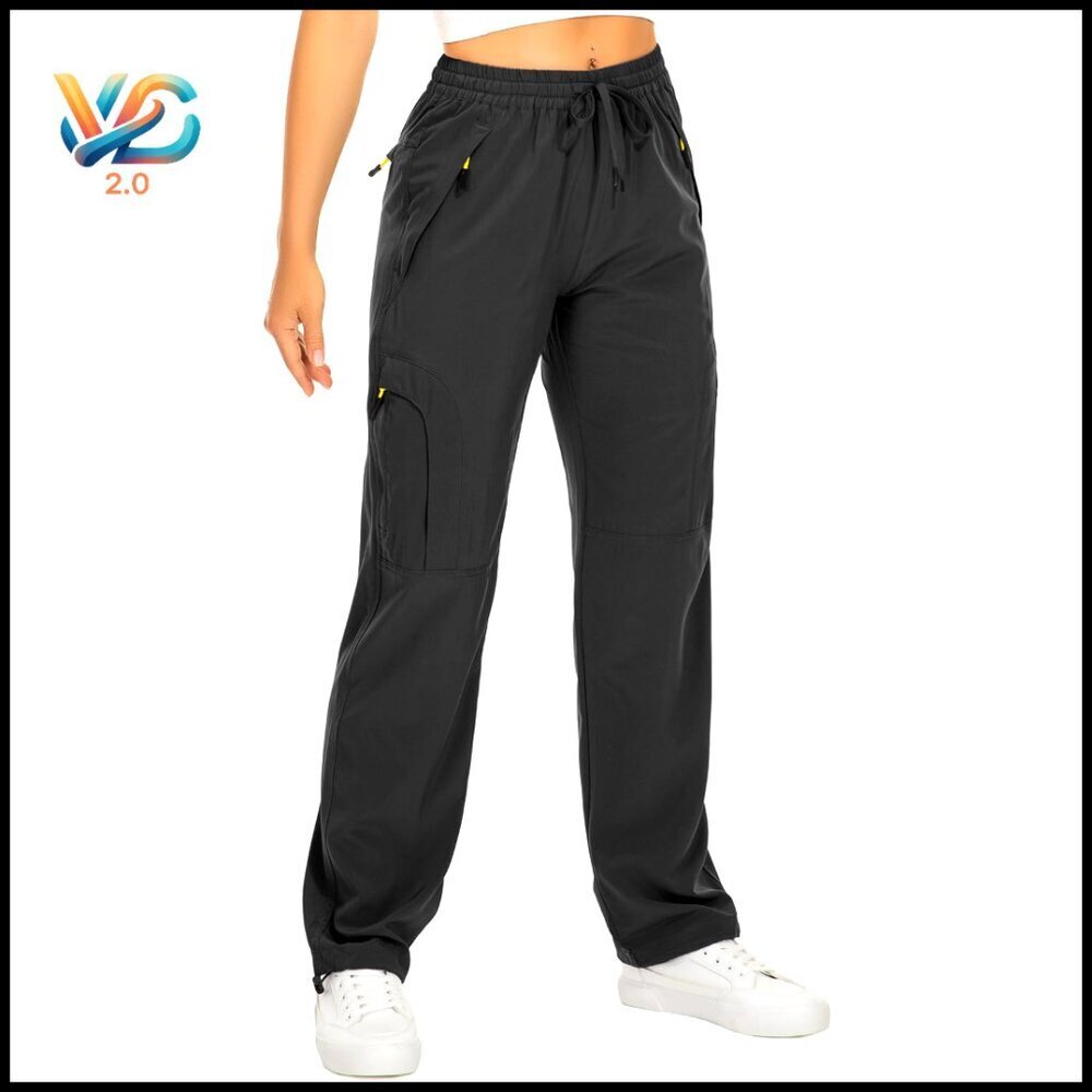 Lightweight Quick-Dry Hiking Pants UPF 50 Cargo Pockets Stretch